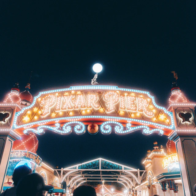 Pixar Pier In Anaheim Ca