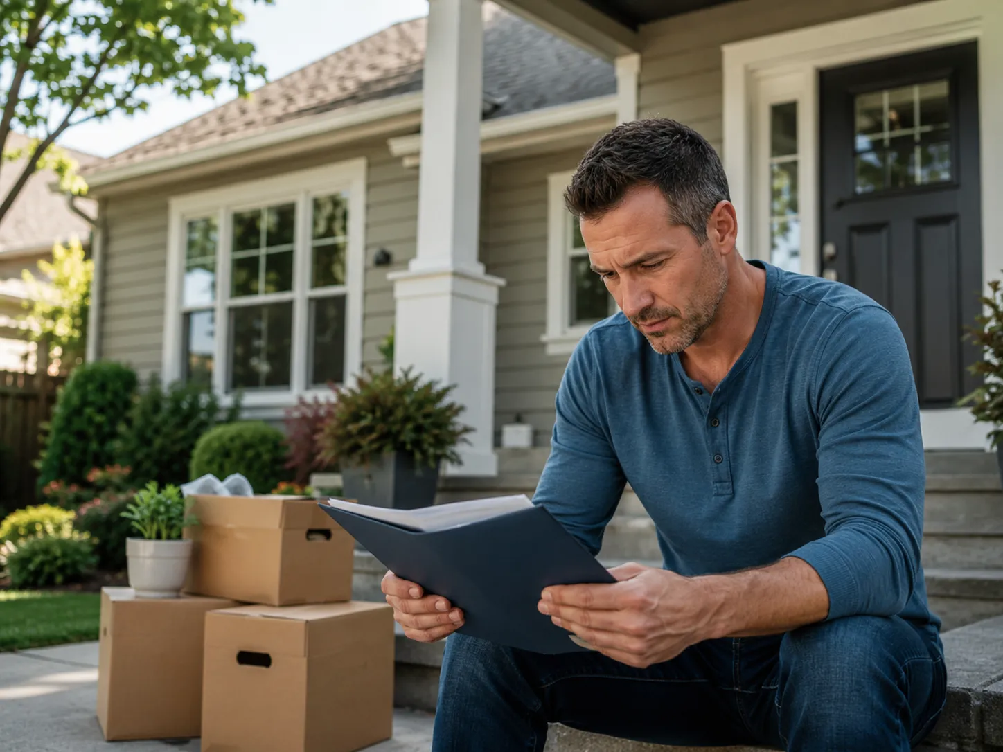 Orange County homeowner considering options to sell a house during unemployment